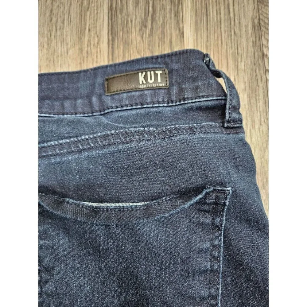 Kut From The Kloth Womens‎ Size 8 Donna High Rise Ankle Skinny Denim Blue Jeans